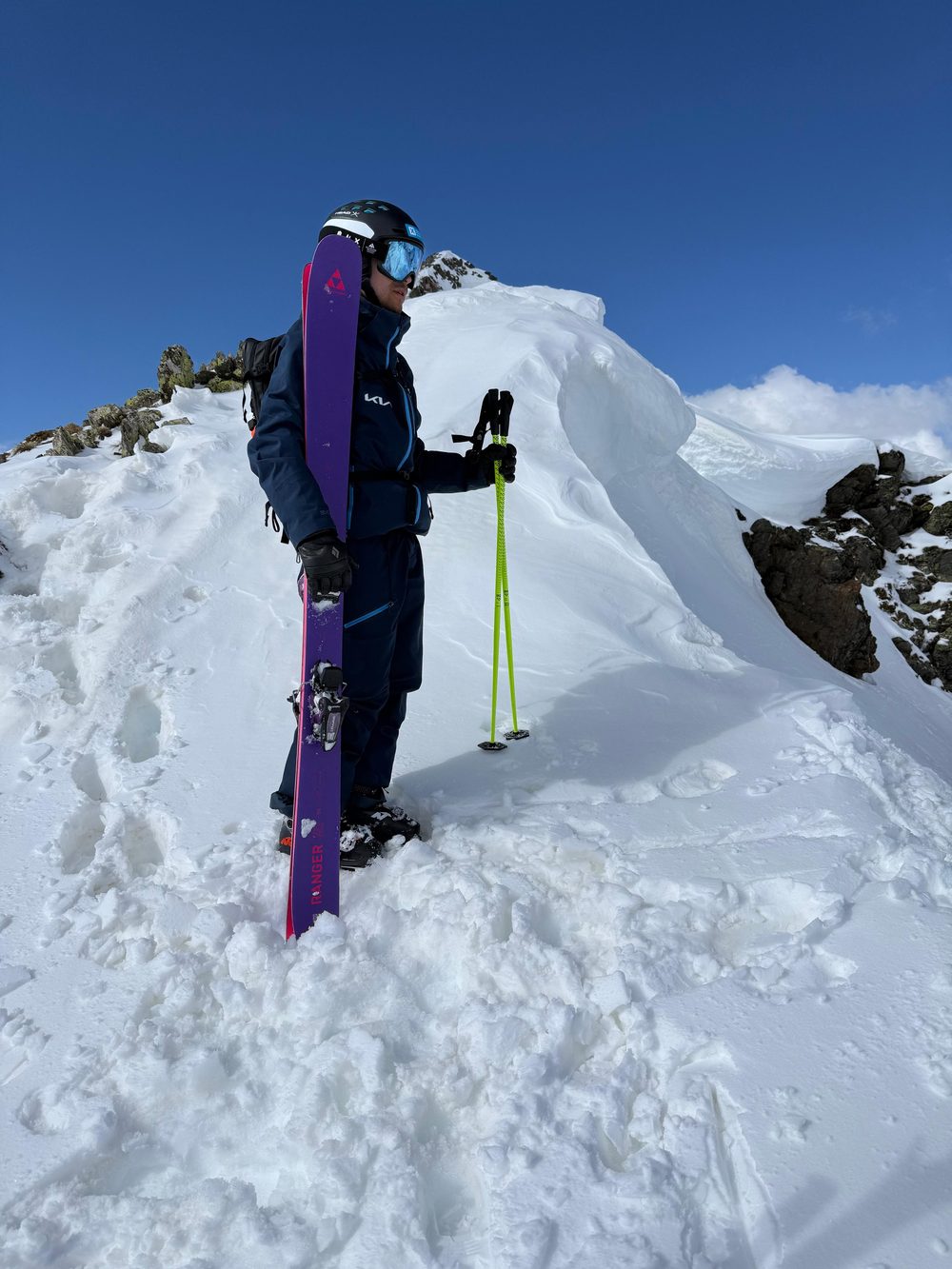 Marc, instructor de esquí en Andorra, en Ordino Arcalís